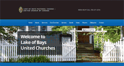 Desktop Screenshot of lakeofbaysunitedchurches.org